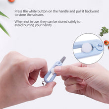 Load image into Gallery viewer, Creative Mini Portable Folding Scissors Morandi Simple Paper-Cutting Art Tool Stationary Scissors Office School Supplies
