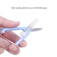 Load image into Gallery viewer, Creative Mini Portable Folding Scissors Morandi Simple Paper-Cutting Art Tool Stationary Scissors Office School Supplies
