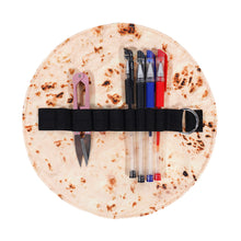 Load image into Gallery viewer, Funny Tortilla Roll Pencil Case Holder Funny Burrito Roll Pen Pouch Pencil Bag Office School Stationery Storage Makeup Case Bag
