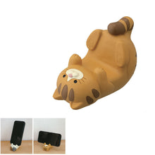 Load image into Gallery viewer, Japan Style Glasses Mobile Phone Holder Stationery Desktop Cat Decoration Collectible Home Decor Resin Craft Ornaments
