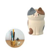 Load image into Gallery viewer, Japan Style Glasses Mobile Phone Holder Stationery Desktop Cat Decoration Collectible Home Decor Resin Craft Ornaments
