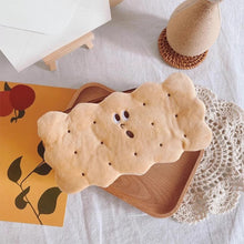 Load image into Gallery viewer, Kawaii Pencil Case High Capacity Plush Cookies Pen Bags Cartoon Brown Pen Box Girls Office School Supplies Stationary
