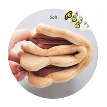 Load image into Gallery viewer, Kawaii Pencil Case High Capacity Plush Cookies Pen Bags Cartoon Brown Pen Box Girls Office School Supplies Stationary
