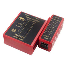Load image into Gallery viewer, Multifunctional HDMI-Compatible Ethernet Tester Network Cable RJ45 Lan 8P8C POE Anti Burn RJ11 Telephone Line Protection
