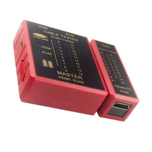 Load image into Gallery viewer, Multifunctional HDMI-Compatible Ethernet Tester Network Cable RJ45 Lan 8P8C POE Anti Burn RJ11 Telephone Line Protection
