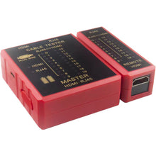 Load image into Gallery viewer, Multifunctional HDMI-Compatible Ethernet Tester Network Cable RJ45 Lan 8P8C POE Anti Burn RJ11 Telephone Line Protection
