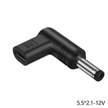 Load image into Gallery viewer, USB C PD to DC Power Connector Universal 5V 9V 12V Type C to DC Jack Plug Charging Adapter Converter for Router Tablet Mini Fan
