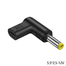 Load image into Gallery viewer, USB C PD to DC Power Connector Universal 5V 9V 12V Type C to DC Jack Plug Charging Adapter Converter for Router Tablet Mini Fan
