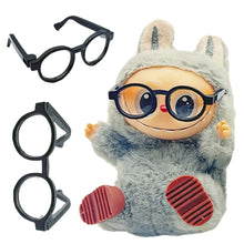 Load image into Gallery viewer, For Labubu Glasses 6.5cm Cute Plastic Glasses for 17cm Labubu 10cm Cotton Doll 13cm Joker Bear Dolls Toy Glasses Accessories
