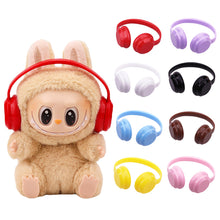Load image into Gallery viewer, Miniature Headset for 17cm Labubu 10cm Cotton Dolls Cute DIY Doll Clothes Fashion Accessories Lovely Outfit Gifts for Girls Friends
