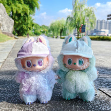 Load image into Gallery viewer, Doll Cap for Dollhouse Miniature 17cm Labubu Color Match Hat Kawaii Cute Doll Accessories Kids Girls Toys
