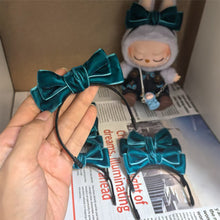 Load image into Gallery viewer, For 17cm Labubu V1 V2 V3 Skull Panda Doll Clothes Fashion Clothing Bow Tie Hair Clip Mini Cute Doll Fashion Accessories
