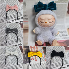 Load image into Gallery viewer, For 17cm Labubu V1 V2 V3 Skull Panda Doll Clothes Fashion Clothing Bow Tie Hair Clip Mini Cute Doll Fashion Accessories
