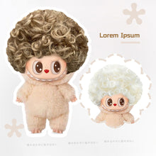 Load image into Gallery viewer, For 17cm Labubu Fashion Wig Short Hair High Temperature Fiber Soft Silk Doll Wig Multi-color Doll's Accessories

