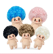 Load image into Gallery viewer, For 17cm Labubu Fashion Wig Short Hair High Temperature Fiber Soft Silk Doll Wig Multi-color Doll's Accessories

