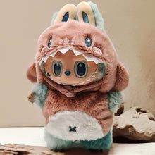 Load image into Gallery viewer, For 17cm Labubu Doll Clothes Fashion Dinosaur Shark Jumpsuits Color Match Clothes Dolls Accessories Cute Little Clothes
