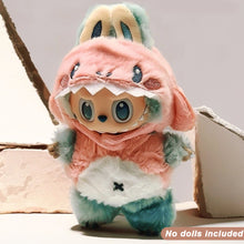 Load image into Gallery viewer, For 17cm Labubu Doll Clothes Fashion Dinosaur Shark Jumpsuits Color Match Clothes Dolls Accessories Cute Little Clothes
