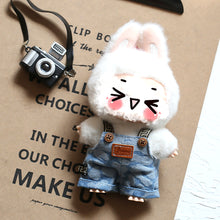 Load image into Gallery viewer, For 17cm Labubu Doll Clothes Fashion Overalls Color Match Clothes Dolls Accessories Cute Little Clothes
