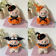 Load image into Gallery viewer, Miniature Halloween Hand-knitted Doll Costume with Hat for 17cm Labubu Cute DIY Doll Clothes Lovely Outfit Gifts for Girls Kids
