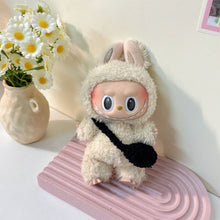 Load image into Gallery viewer, Miniature Halloween Hand-knitted Doll Costume with Hat for 17cm Labubu Cute DIY Doll Clothes Lovely Outfit Gifts for Girls Kids
