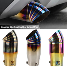 Load image into Gallery viewer, 76mm Universal Stainless Steel Car Exhaust Pipe Rear Noise Canceller Muffler End Tail Pipe Outlet Tailpipe
