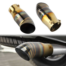 Load image into Gallery viewer, 76mm Universal Stainless Steel Car Exhaust Pipe Rear Noise Canceller Muffler End Tail Pipe Outlet Tailpipe
