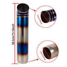 Load image into Gallery viewer, Car Exhaust Tip Extended Stainless Steel Muffler Pipe High-Temperature Resistant Rear Noise Canceller Muffler End Tail Pipe Outlet 66mm 76mm Car Tailpipe ﻿
