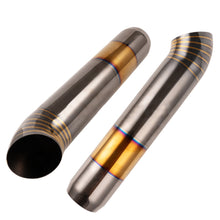 Load image into Gallery viewer, Car Exhaust Tip Extended Stainless Steel Muffler Pipe High-Temperature Resistant Rear Noise Canceller Muffler End Tail Pipe Outlet 66mm 76mm Car Tailpipe ﻿
