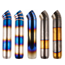 Load image into Gallery viewer, Car Exhaust Tip Extended Stainless Steel Muffler Pipe High-Temperature Resistant Rear Noise Canceller Muffler End Tail Pipe Outlet 66mm 76mm Car Tailpipe ﻿
