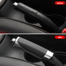 Load image into Gallery viewer, Universal Car Handbrake Leather &amp; ABS Cover Handbrake Boot Anti-Slip Decorative Sleeve Interior Accessory
