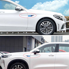 Load image into Gallery viewer, 4Pcs/Set Universal Car Side Blade Fender Decals Stainless Steel Metal Trim Kit Exterior Styling Accessories
