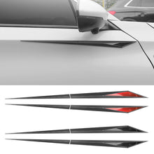 Load image into Gallery viewer, 2Pcs Car Premium Fender Side Trim Stickers for Cars Carbon Fiber Pattern TPU Decals Exterior Stickers Accessories
