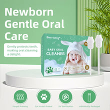 Load image into Gallery viewer, Baby Tongue Cleaner Gauze Toothbrush No-Glue Dental Wipes Infant Gum Cleanser Disposable Breastfed Baby Essentials Newborn Oral Care Kit
