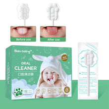 Load image into Gallery viewer, Baby Tongue Cleaner Gauze Toothbrush No-Glue Dental Wipes Infant Gum Cleanser Disposable Breastfed Baby Essentials Newborn Oral Care Kit
