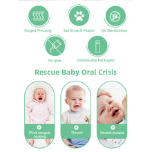 Load image into Gallery viewer, Baby Tongue Cleaner Gauze Toothbrush No-Glue Dental Wipes Infant Gum Cleanser Disposable Breastfed Baby Essentials Newborn Oral Care Kit
