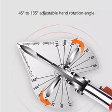 Load image into Gallery viewer, Multi-Function Precision Angle Clipper Quick 45/90 Degree Baseboards Cutter Conduit Scissors Electrician's Wire Channel Tool Angle Snips Home Improvement Tool
