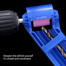 Load image into Gallery viewer, Multi-Size Fit Drill Bit Sharpening Kit Portable Twist Drill Sharpener Attachment for Power Drill Handheld Grinder for Sharpening Blunt Drill Bits
