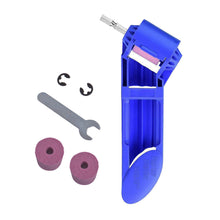 Load image into Gallery viewer, Multi-Size Fit Drill Bit Sharpening Kit Portable Twist Drill Sharpener Attachment for Power Drill Handheld Grinder for Sharpening Blunt Drill Bits
