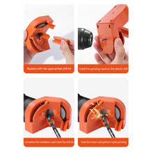 Load image into Gallery viewer, Multi-Size Fit Drill Bit Sharpener Restore Old Drill Bits DIY Tool Knife Sharpener Electric Drill Accessory Home Workshop Must-Have Time-Saving Solution
