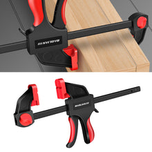 Load image into Gallery viewer, 6/8/12in Quick Release F-Style Clamp Adjustable Woodworking Quick-Grip Fixing Clamp Support Tool Strong Grip Press Clamps for Gluing and Assembly
