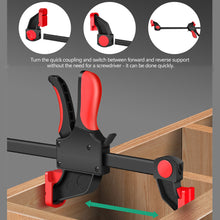 Load image into Gallery viewer, 6/8/12in Quick Release F-Style Clamp Adjustable Woodworking Quick-Grip Fixing Clamp Support Tool Strong Grip Press Clamps for Gluing and Assembly
