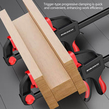 Load image into Gallery viewer, 6/8/12in Quick Release F-Style Clamp Adjustable Woodworking Quick-Grip Fixing Clamp Support Tool Strong Grip Press Clamps for Gluing and Assembly
