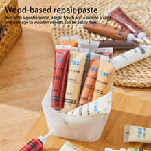 Load image into Gallery viewer, Furniture Repair Cream Door Crack Wood Crack Cabinet Scratch Nail Hole Filler Remover Easy Apply Filler Paste Color-Matching Wood Repair
