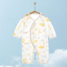 Load image into Gallery viewer, Cotton Newborn Bodysuit Air Conditioning Outfit Soft Baby Sleepwear Easy Diaper Change Gentle on Skin A-Class Quality Baby Romper
