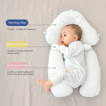 Load image into Gallery viewer, Newborn Anti-Rollover Pillow Baby Head Shaping Corrective Pillow for Flat Head Anti-Startle Sleep Baby Safety Sleep Pillow
