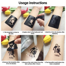 Load image into Gallery viewer, Vibrant Natural Henna Tattoo Gel Sweat-Proof Temporary Long-Lasting Body Art Paint Organic Juice Waterproof DIY All Skin
