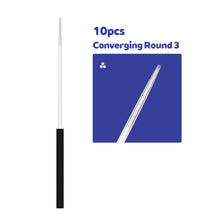 Load image into Gallery viewer, 3RL/5RL Tattoo Needle Cartridges Stainless Steel Microblading Needles Korean Style Tattoo Liner &amp; Shader Tips For Foggy Eyebrows And Lip Tattoos
