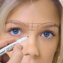 Load image into Gallery viewer, Korean Style Temporary Tattoo Liner Marker Pen Professional Brow Shaping Dual Tip Marker Smudge-proof Portable Microblading Assistant
