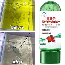 Load image into Gallery viewer, Aquarium Water Purifier Tablet Fish Tank Cleaner Algae Remover Water Softener Odor Eliminator Safe for Fish Fast Acting
