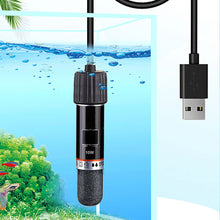 Load image into Gallery viewer, USB/Plug Mini Aquarium Heater Safe Shrimp/Turtle/Fish/Reptiles 27-26℃ Thermostat Aquarium Basking Heater USB Small Tank Heater
